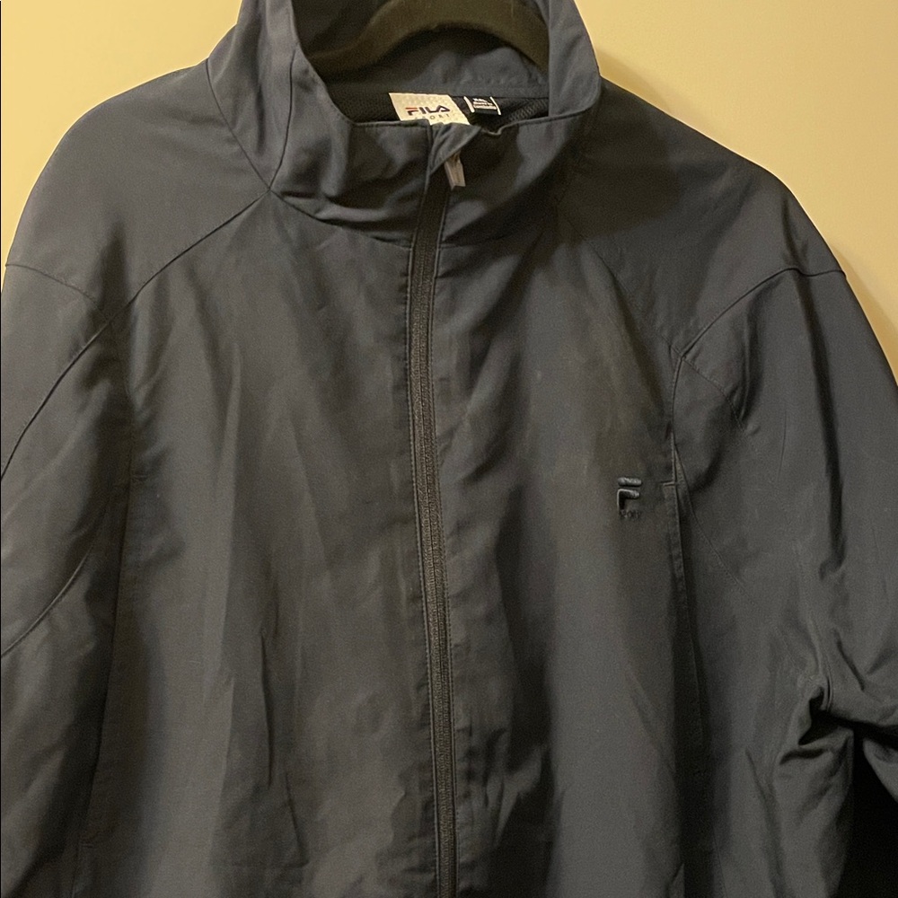 Fila Men's Navy blue Windbreaker Jacket